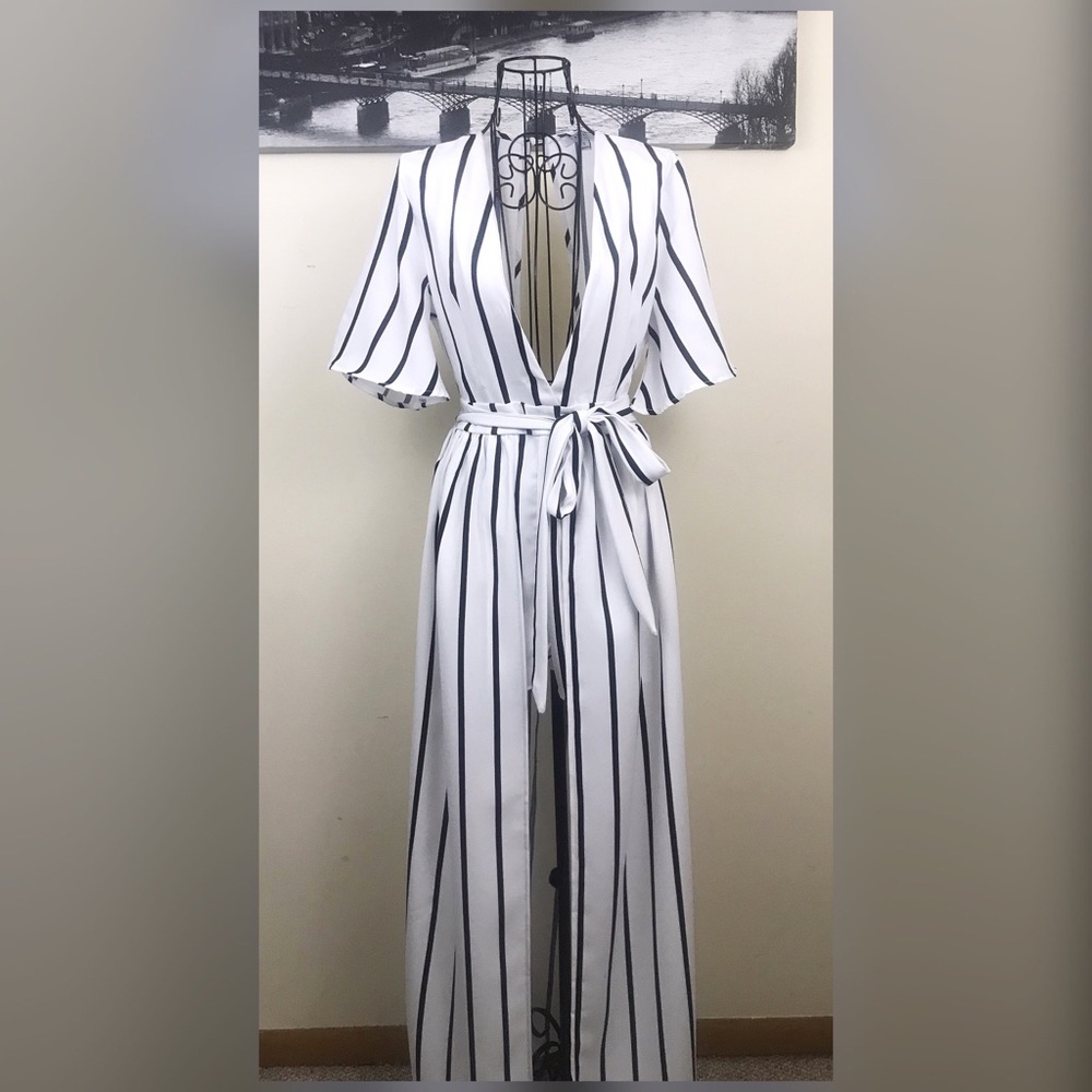 Striped Jumpsuit